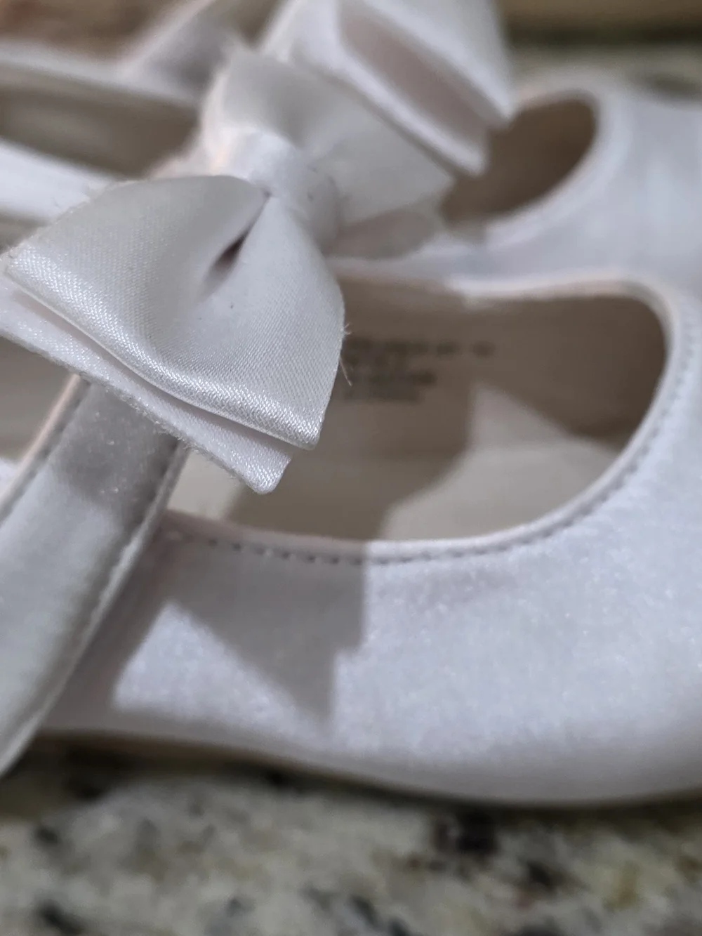 White Bow Mary Jane Kids Shoes